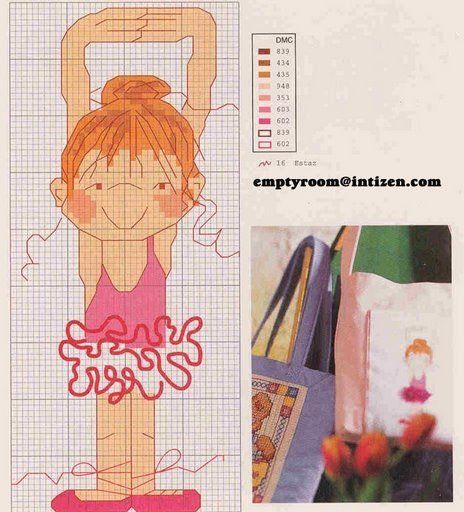 Schema punto croce Comica