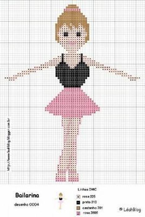 Schema punto croce Rosa Nera