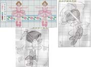 Schema punto croce Ballerini