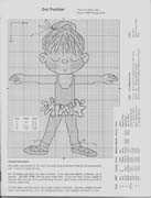 Schema punto croce Bimba