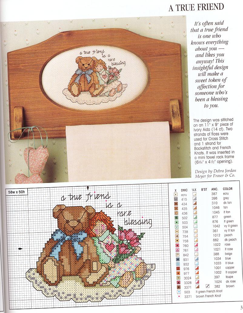 Schema punto croce Amici Legenda