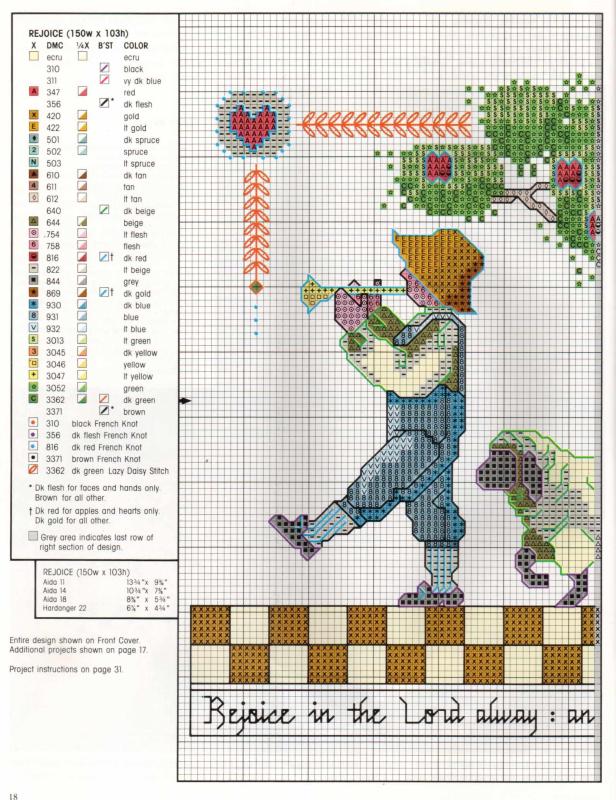 Schema punto croce Anteriore 3
