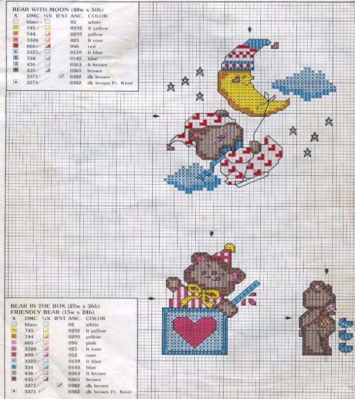Schema punto croce Baby 2