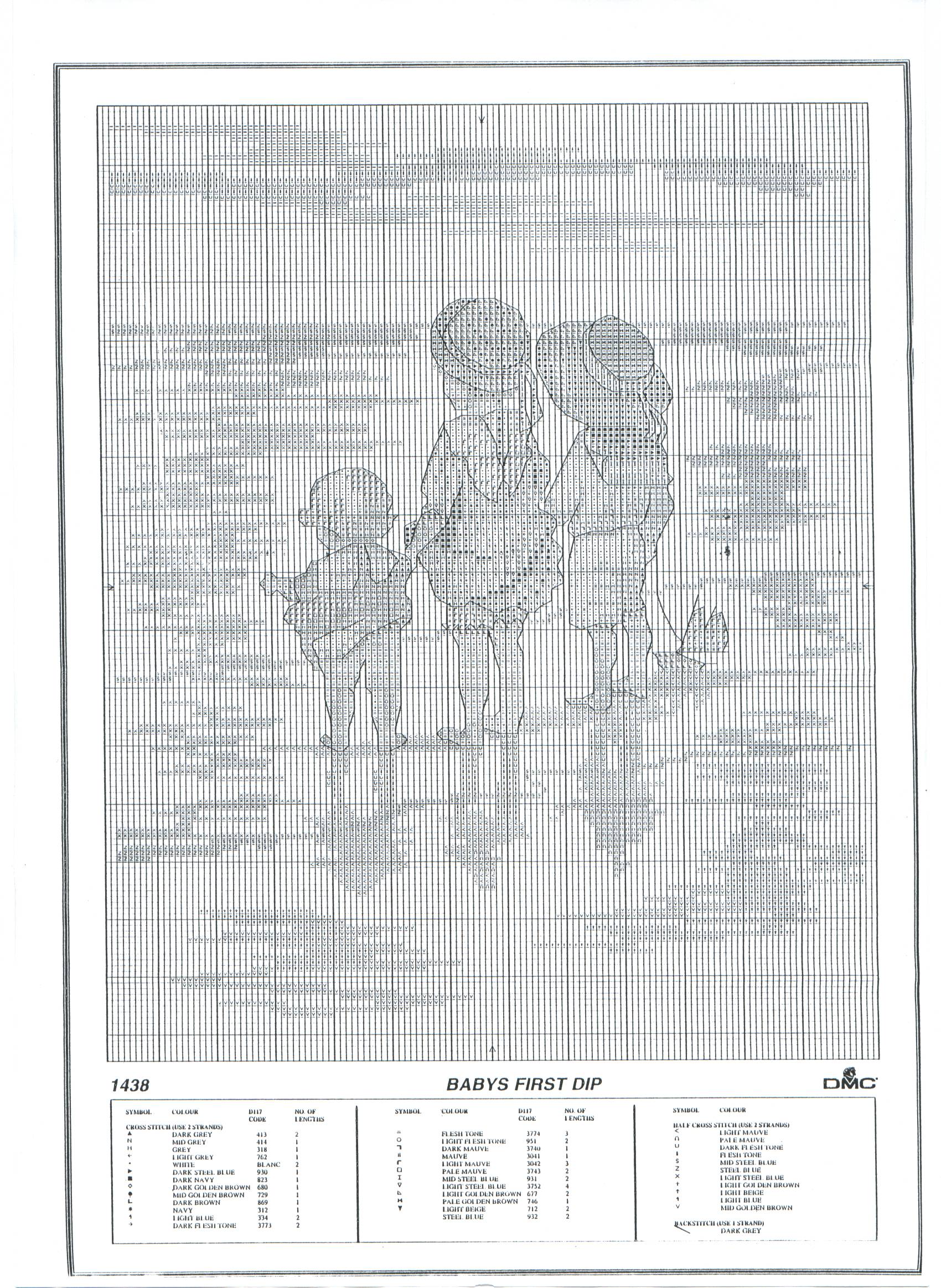 Schema punto croce Baby First Dip 2