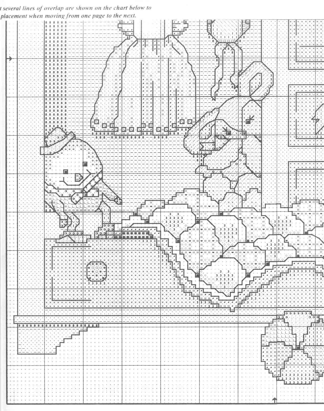 Schema punto croce Baby Sampler 4