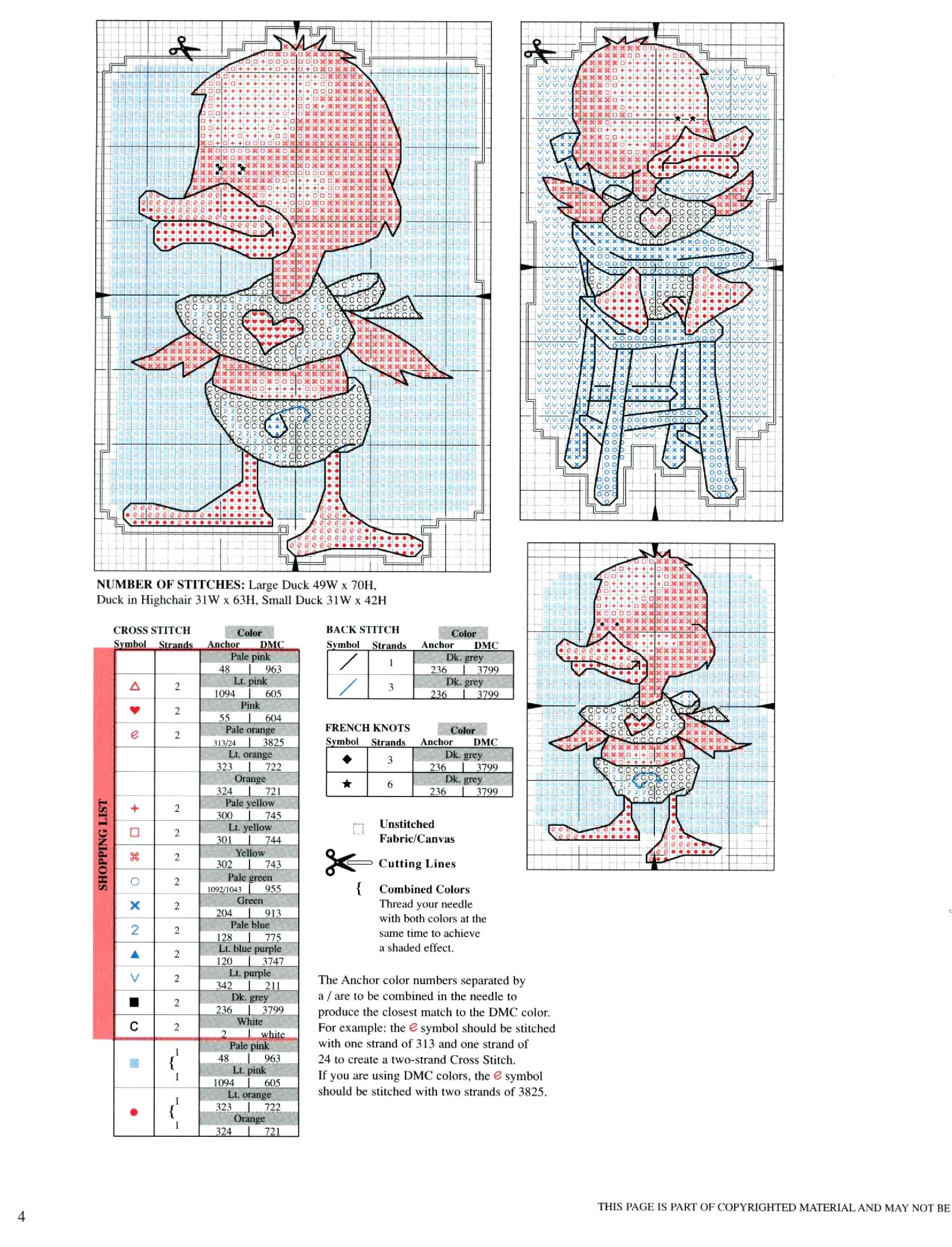 Schema punto croce Baby Toons 4