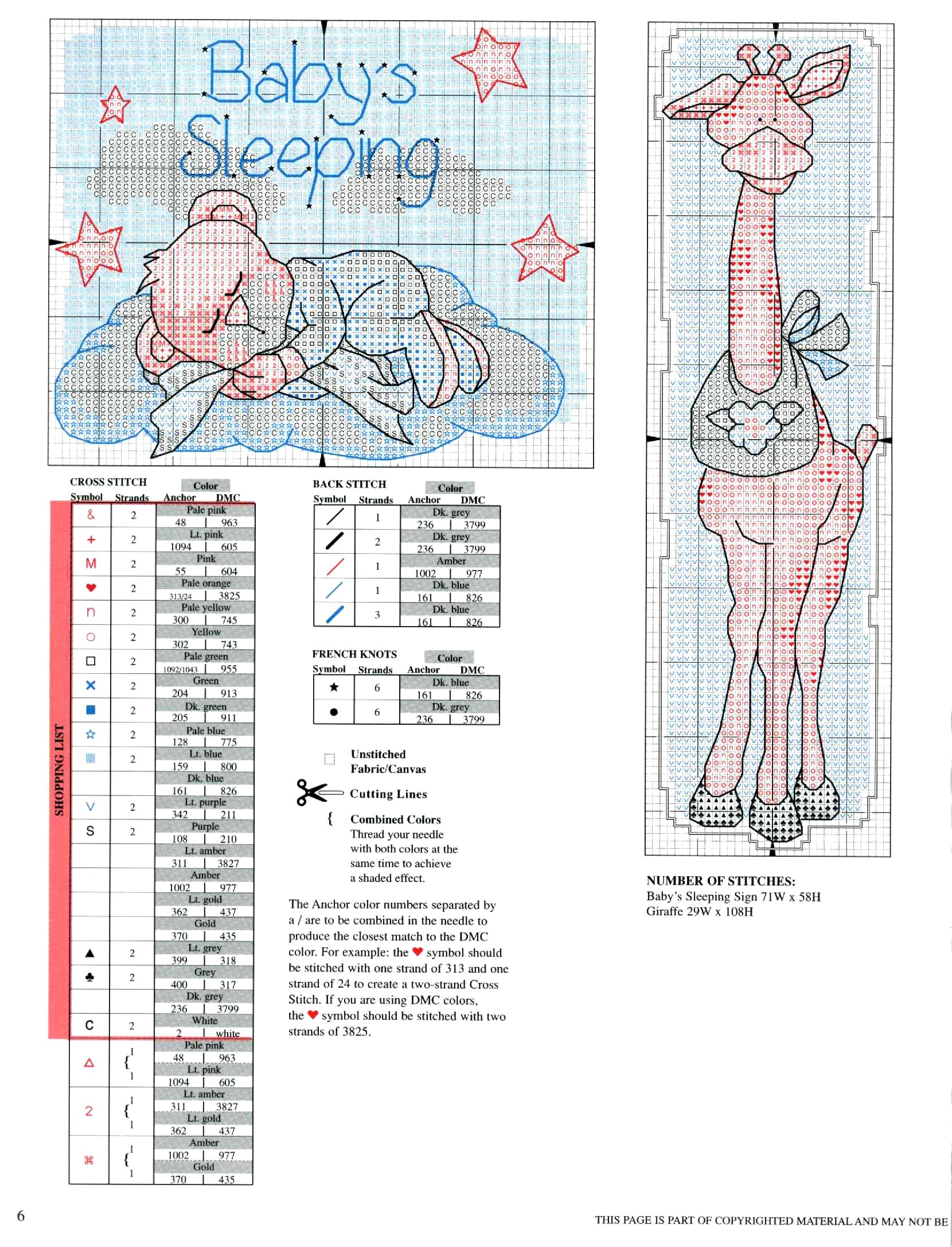 Schema punto croce Baby Toons 6