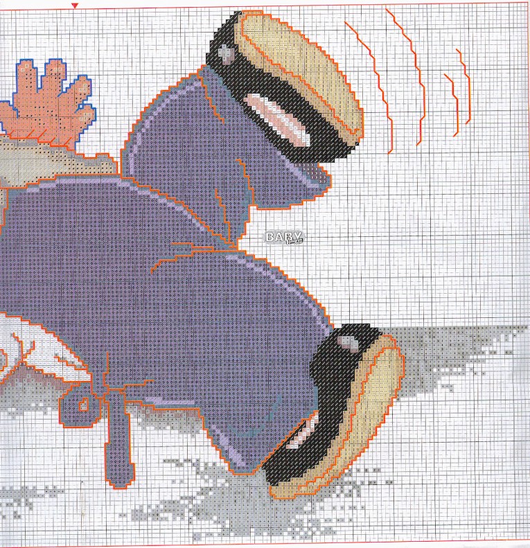 Schema punto croce Baci Da Cane 2