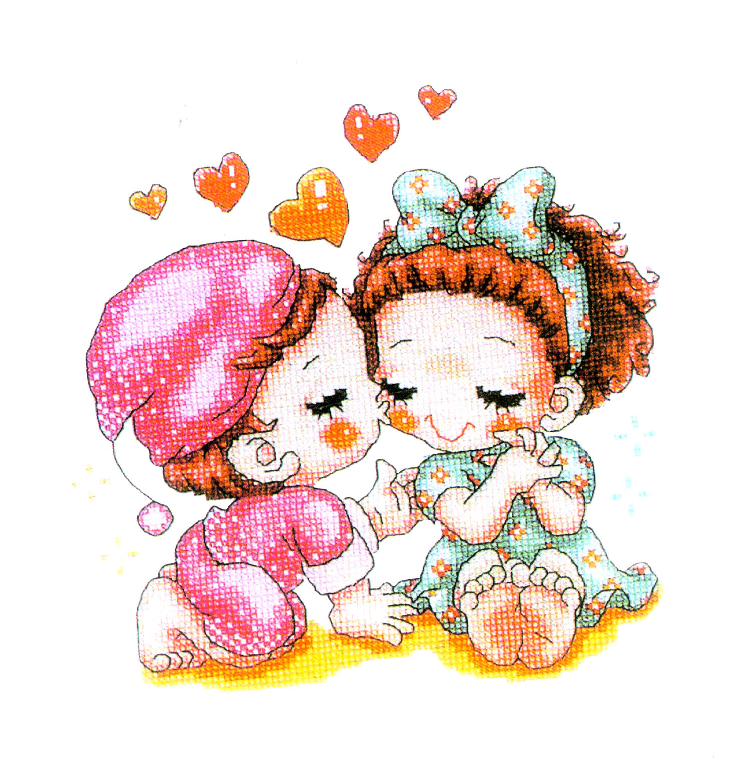 Schema punto croce Bacino 1