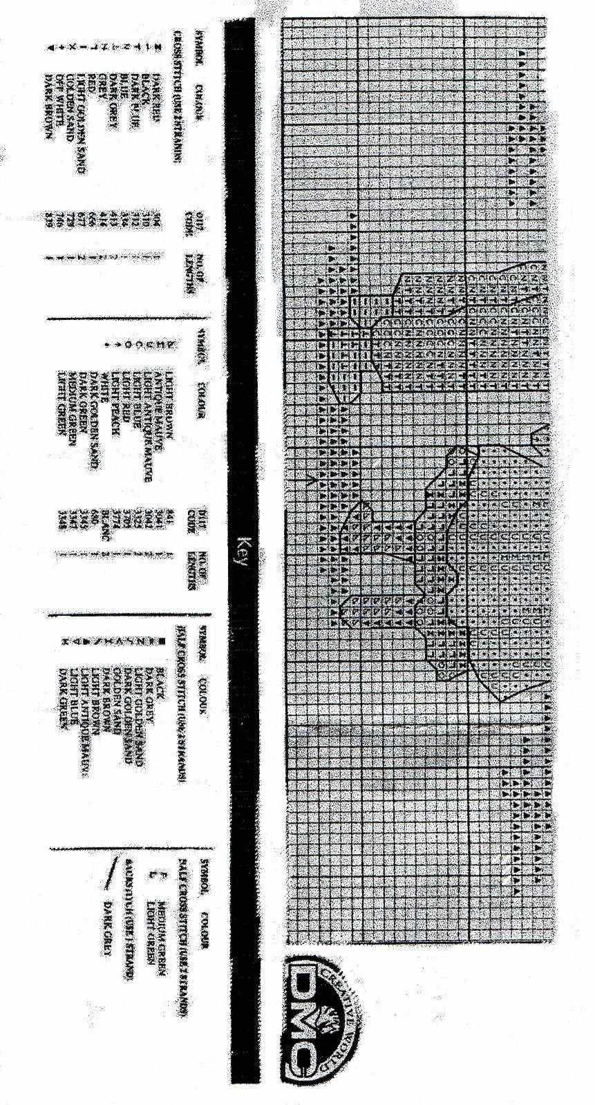 Schema punto croce Big Ben 3