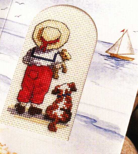 Schema punto croce Bigliettini 3