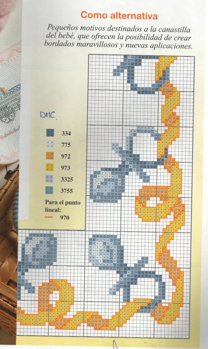 Schema punto croce Bordo Ciuccietto
