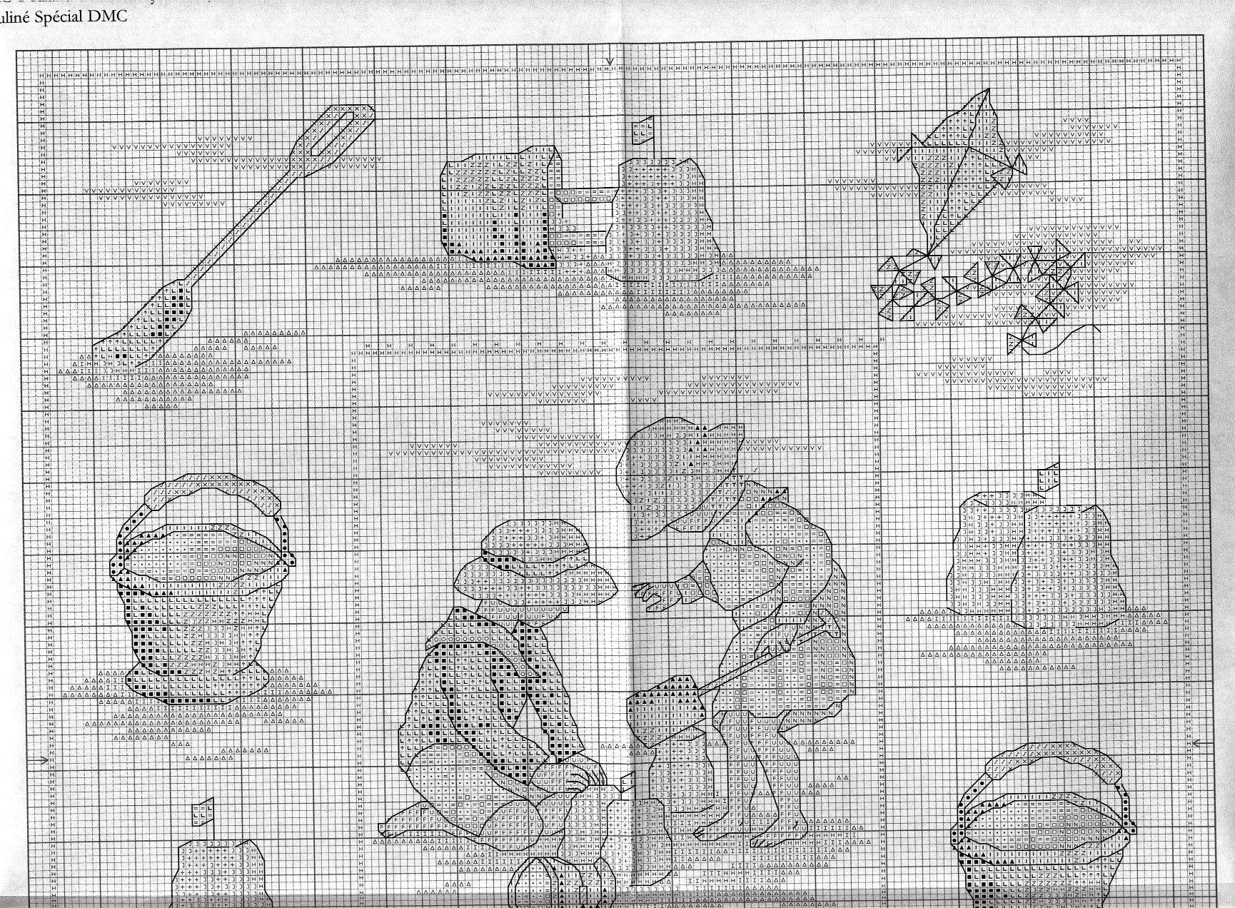 Schema punto croce Castelli Di Sabbia 2