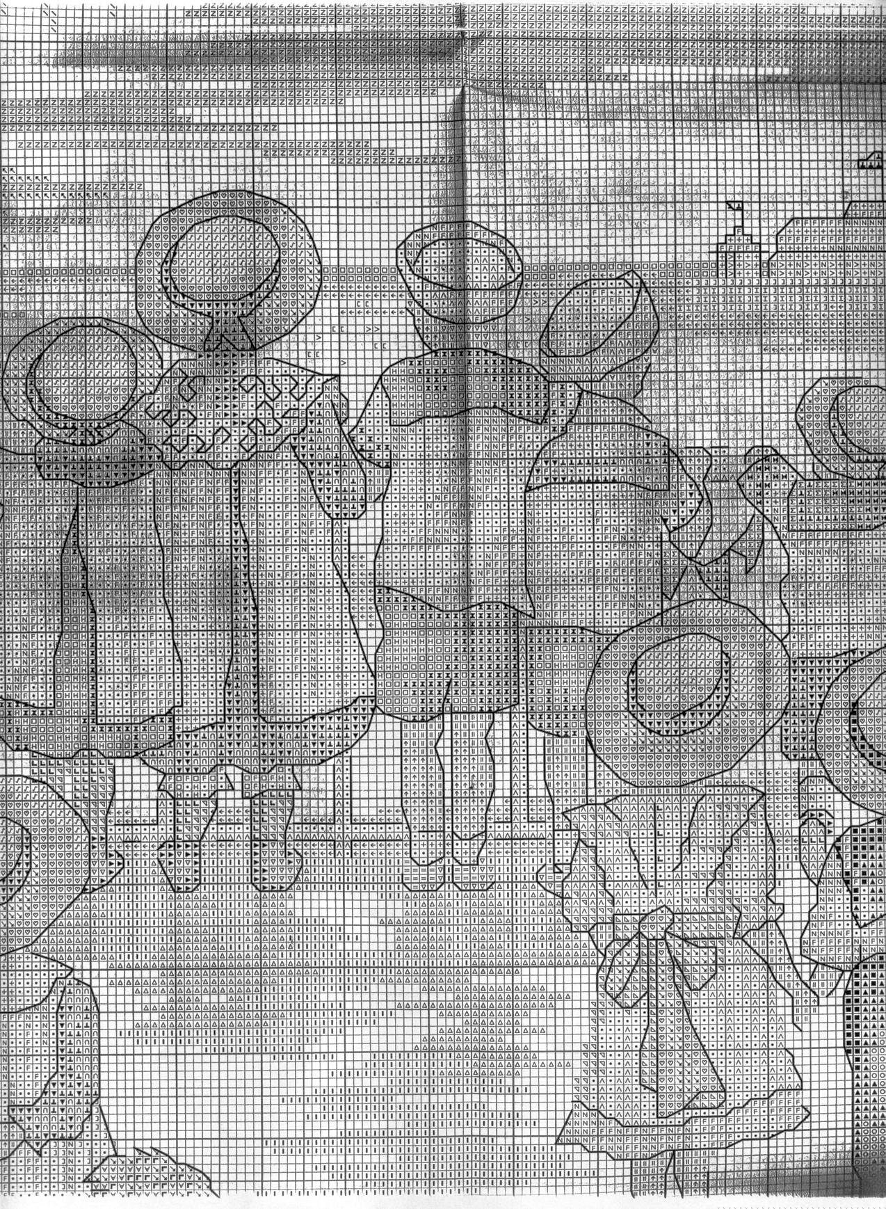 Schema punto croce Celebrazione 10