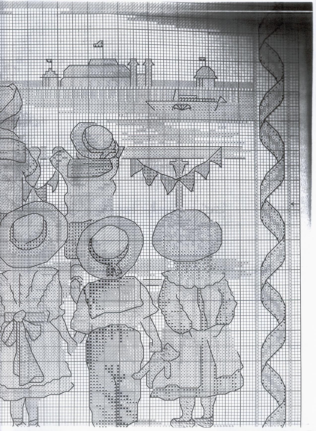 Schema punto croce Celebrazione 5