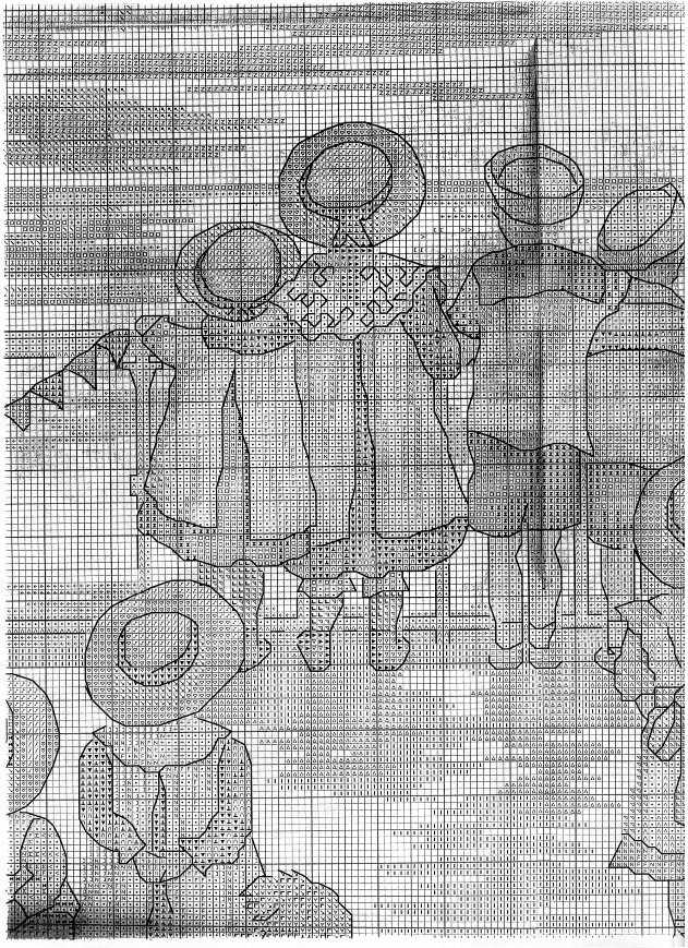 Schema punto croce Celebrazione 6