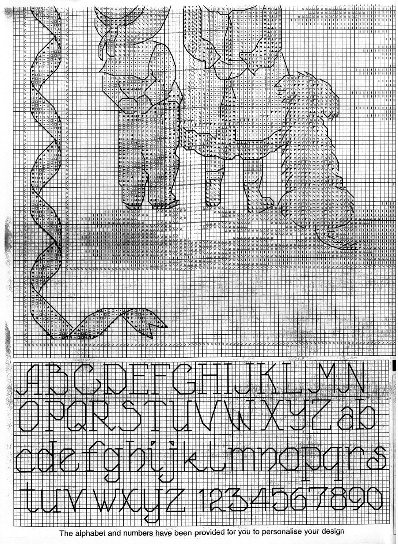 Schema punto croce Celebrazione 8