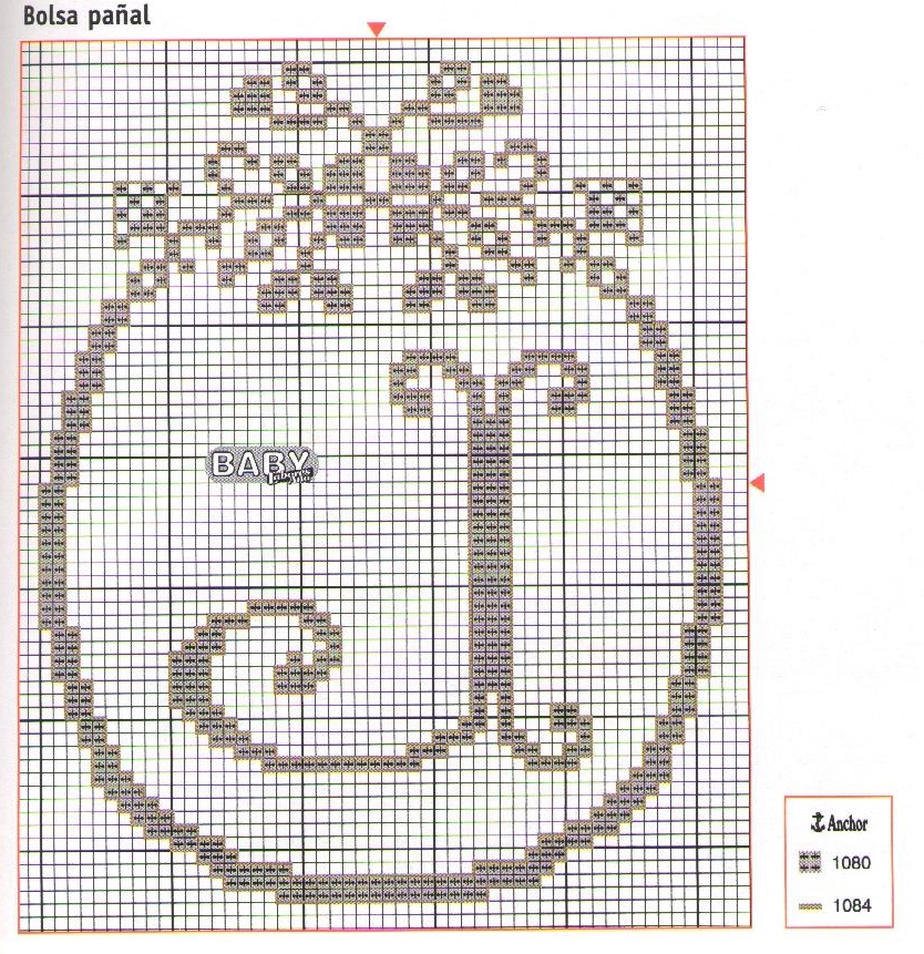 Schema punto croce Corredino 16