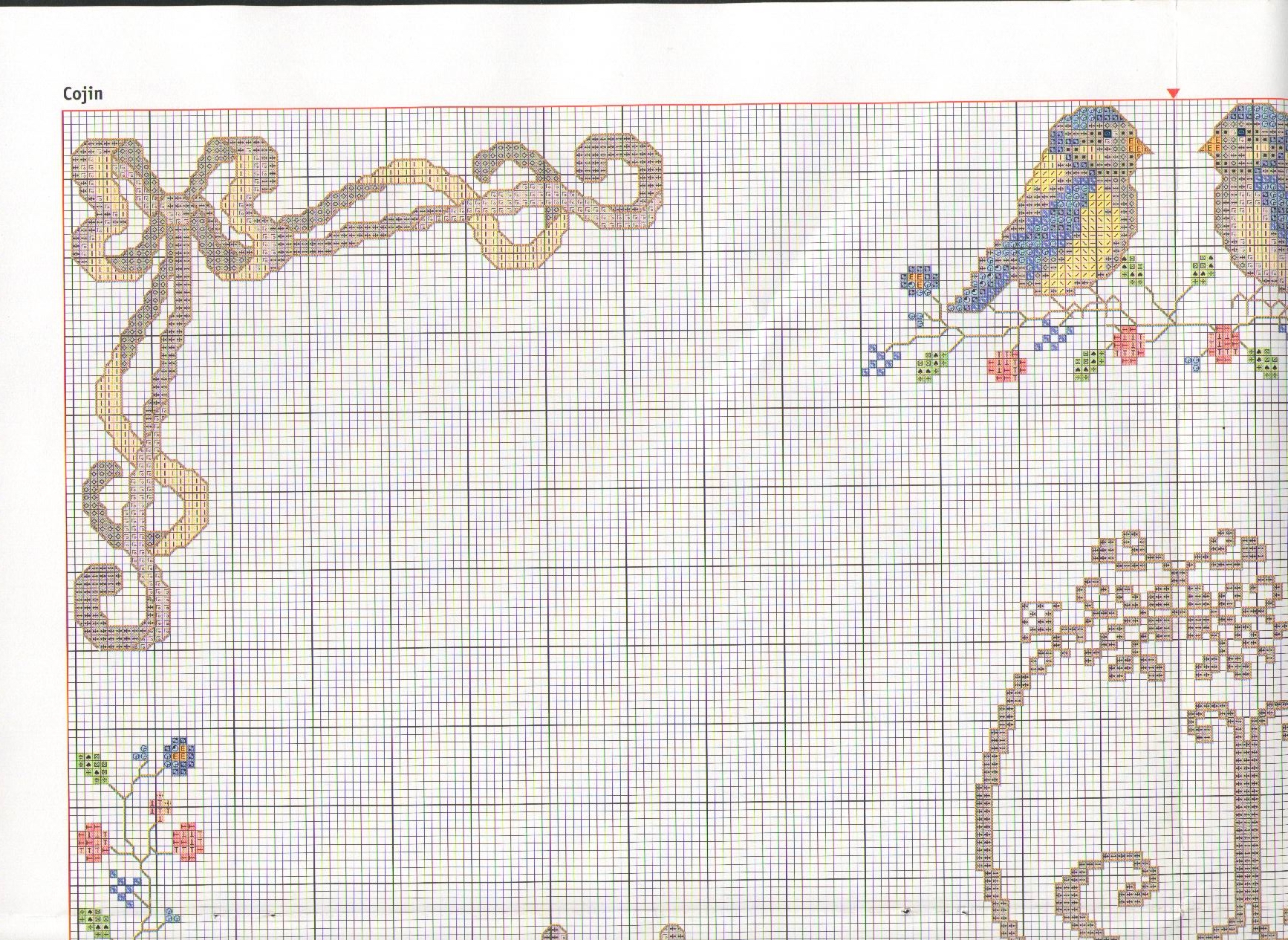 Schema punto croce Corredino 23