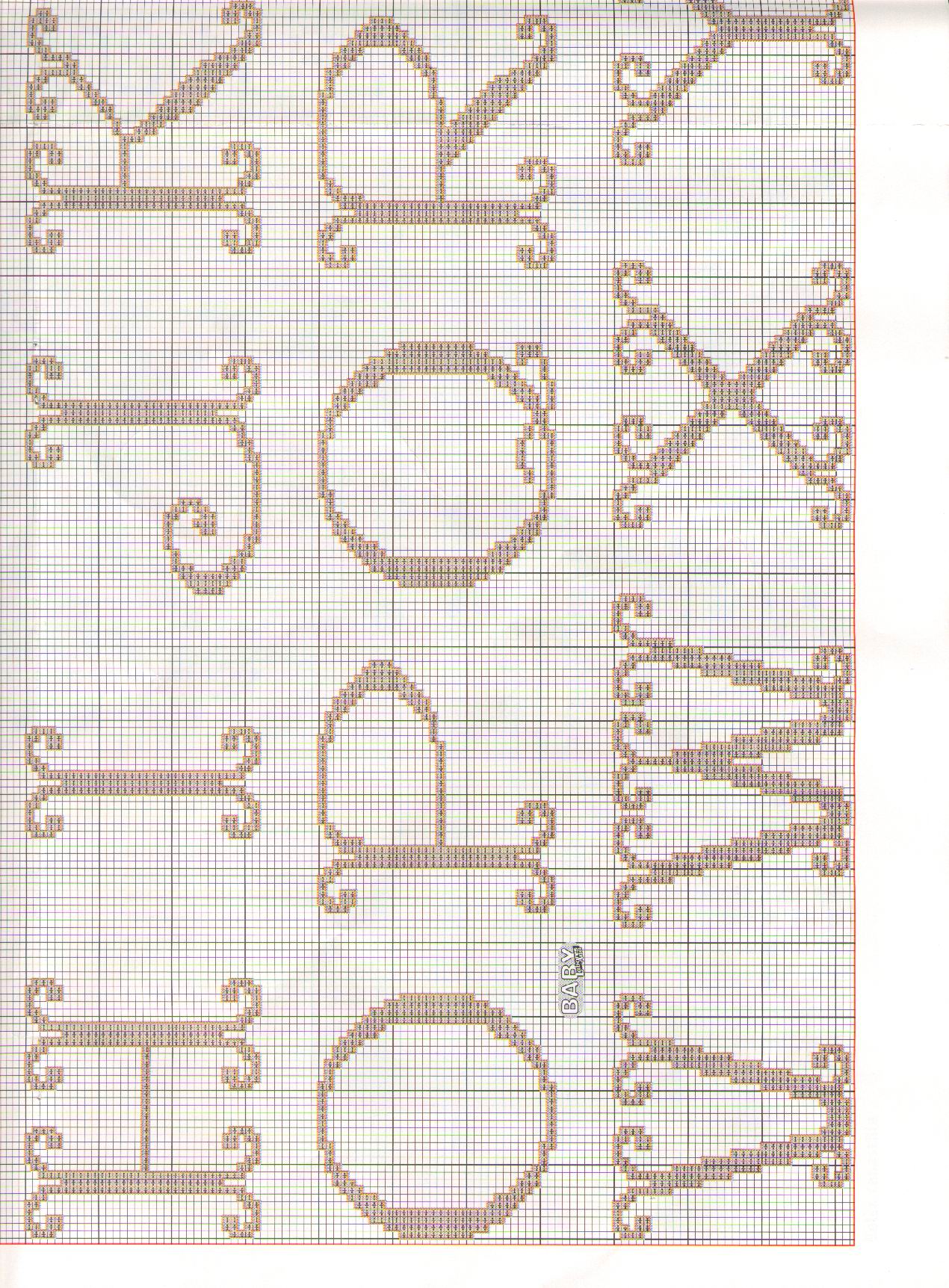 Schema punto croce Corredino 37