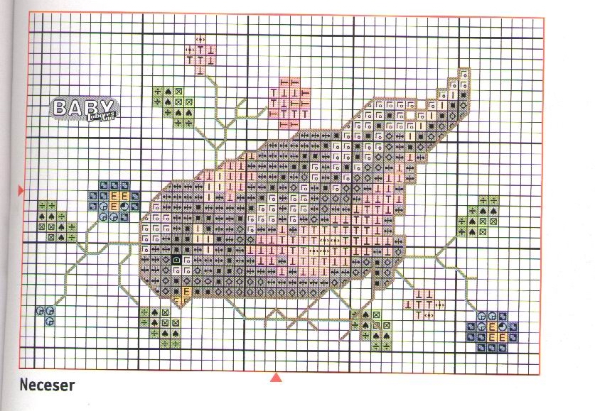 Schema punto croce Corredino 39