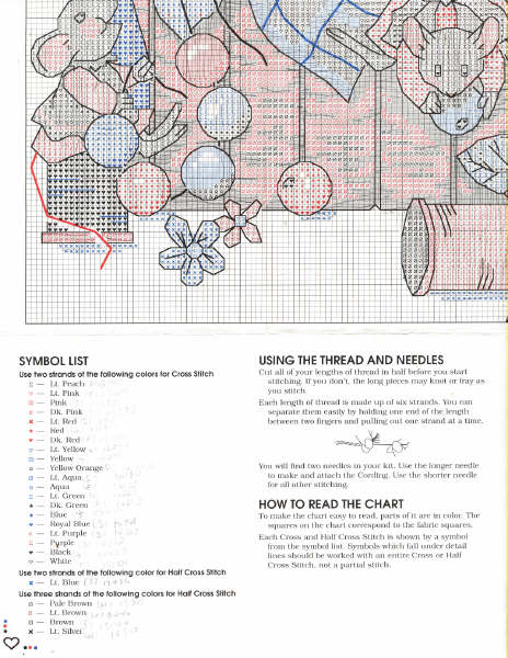 Schema punto croce Cucire 4