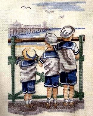 Schema punto croce Fratelli 1