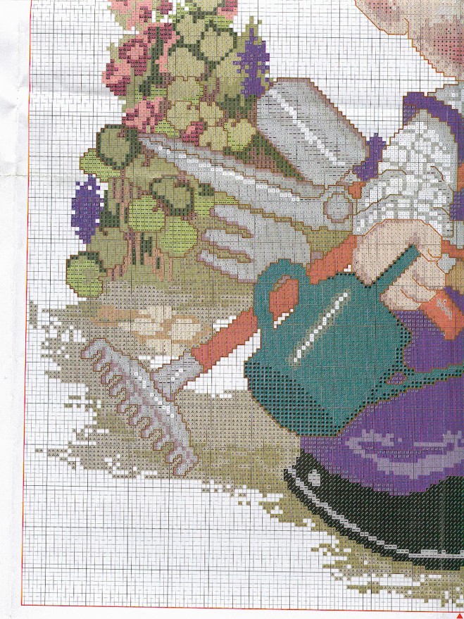 Schema punto croce Giardino 2