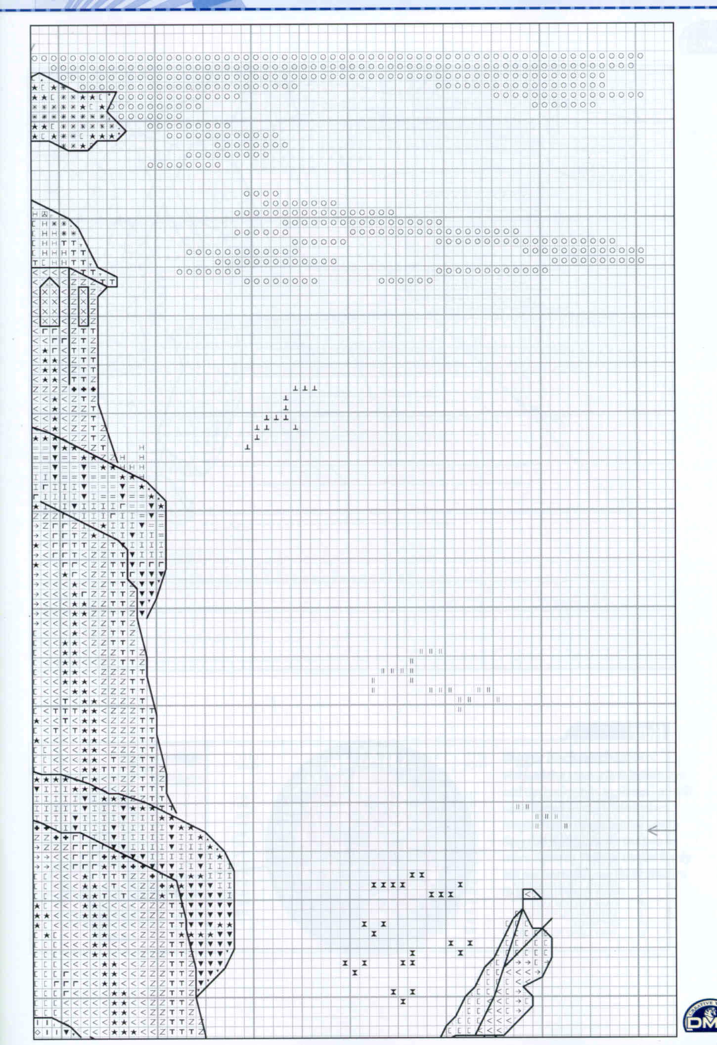 Schema punto croce Helter Skelter 3