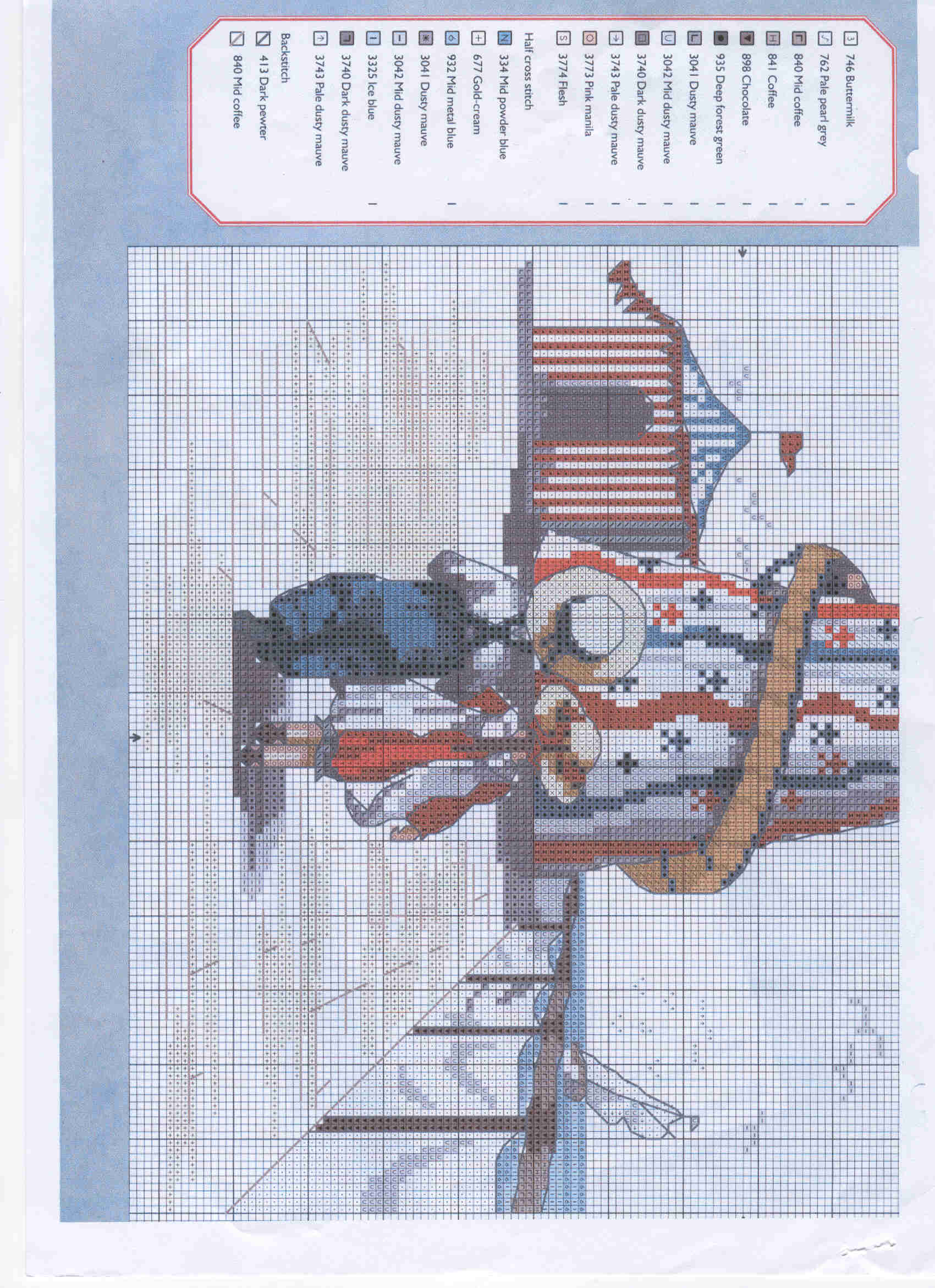 Schema punto croce Helter Skelter 7