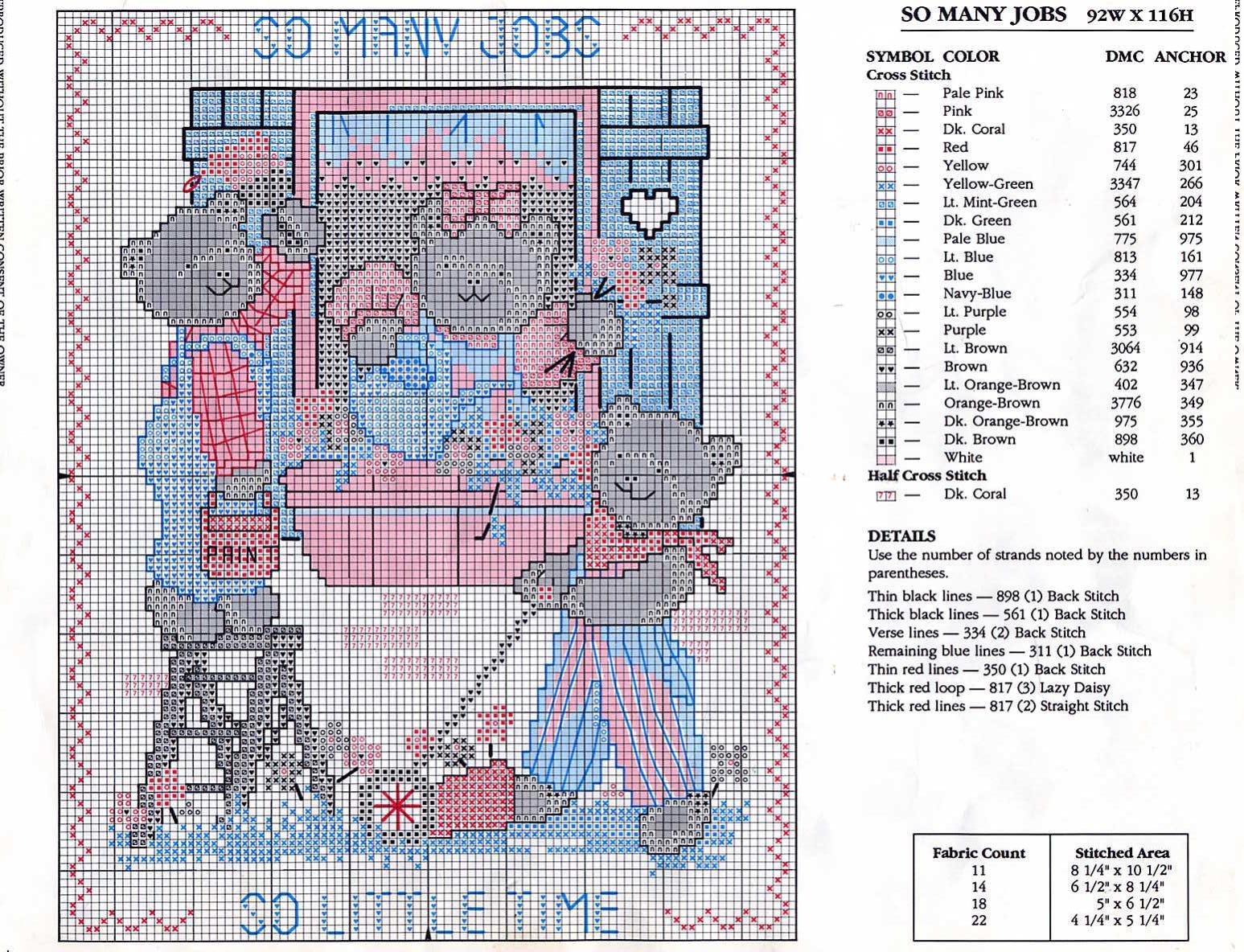 Schema punto croce Home And Heart 2