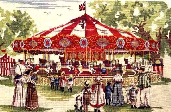 Schema punto croce Il Carosello 1