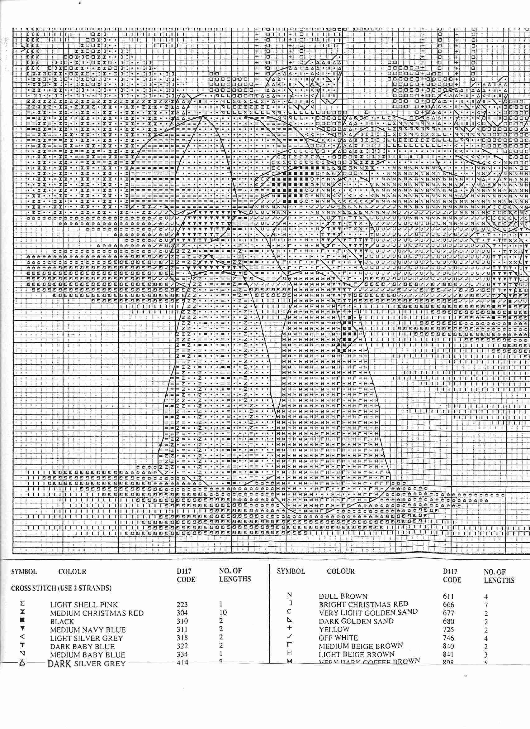 Schema punto croce Il Carosello 4