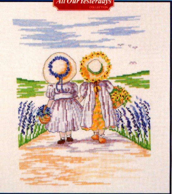 Schema punto croce In Giardino 1