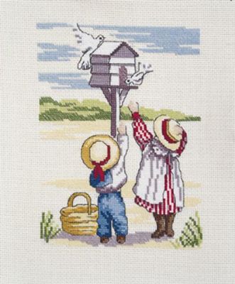 Schema punto croce La Piccionaia 1