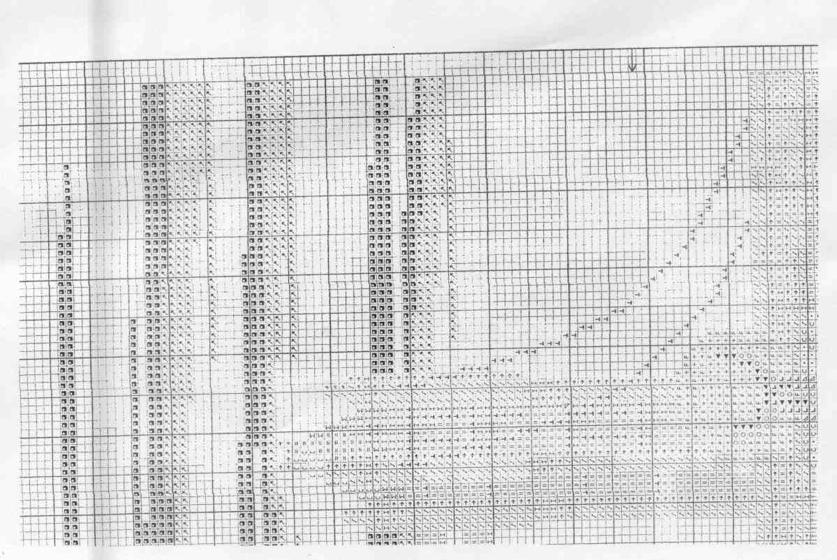 Schema punto croce Londra 4
