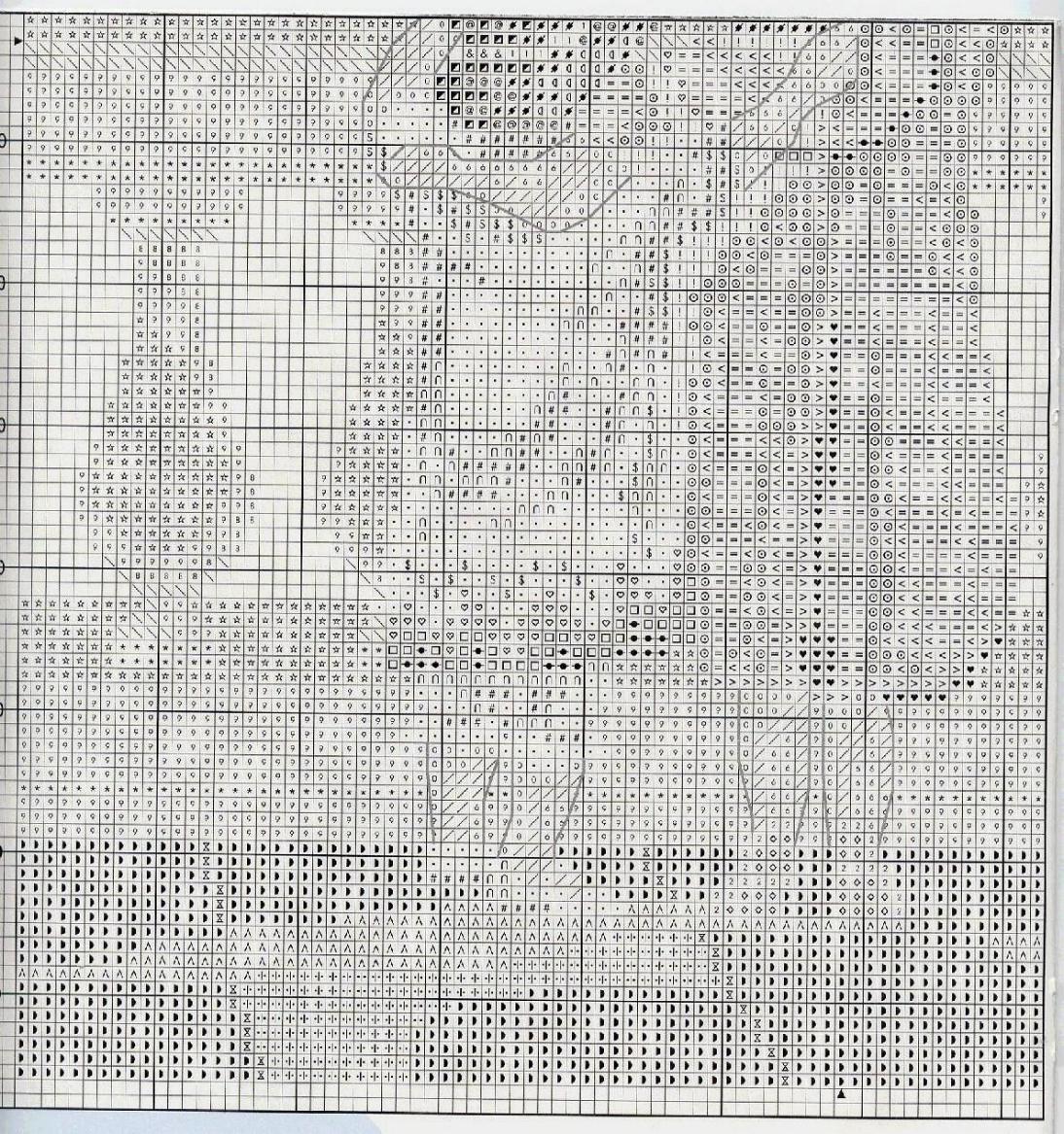 Schema punto croce Mare Estate 2