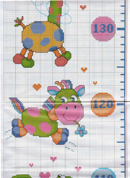 Schema punto croce Metro 1f