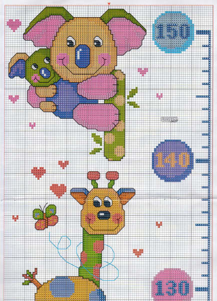 Schema punto croce Metro 1g