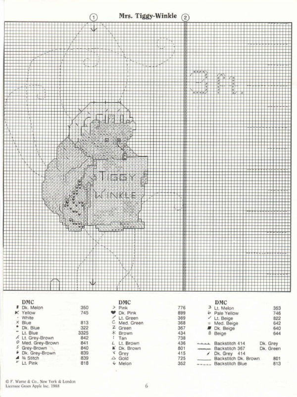 Schema punto croce Metro 2f