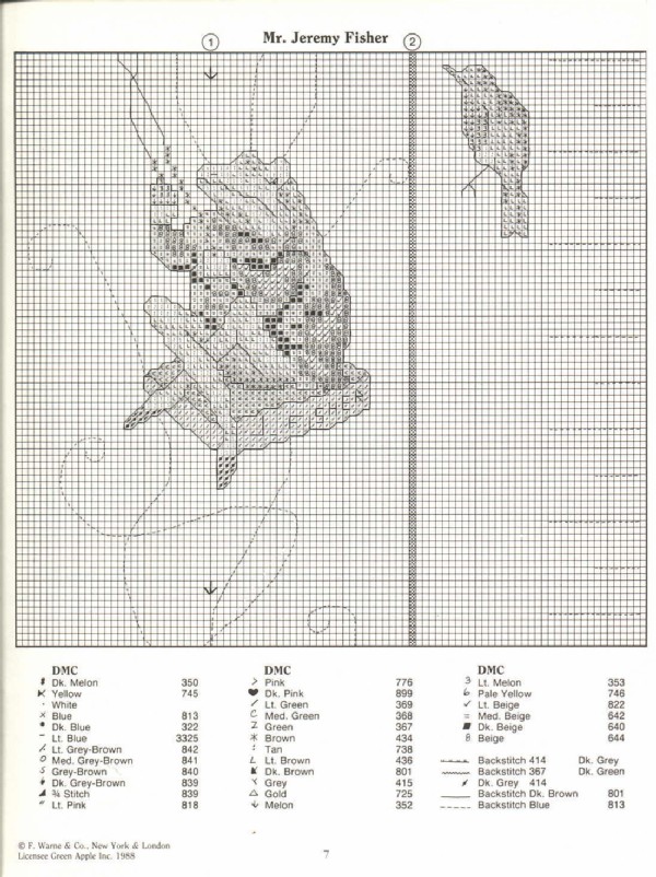 Schema punto croce Metro 2g