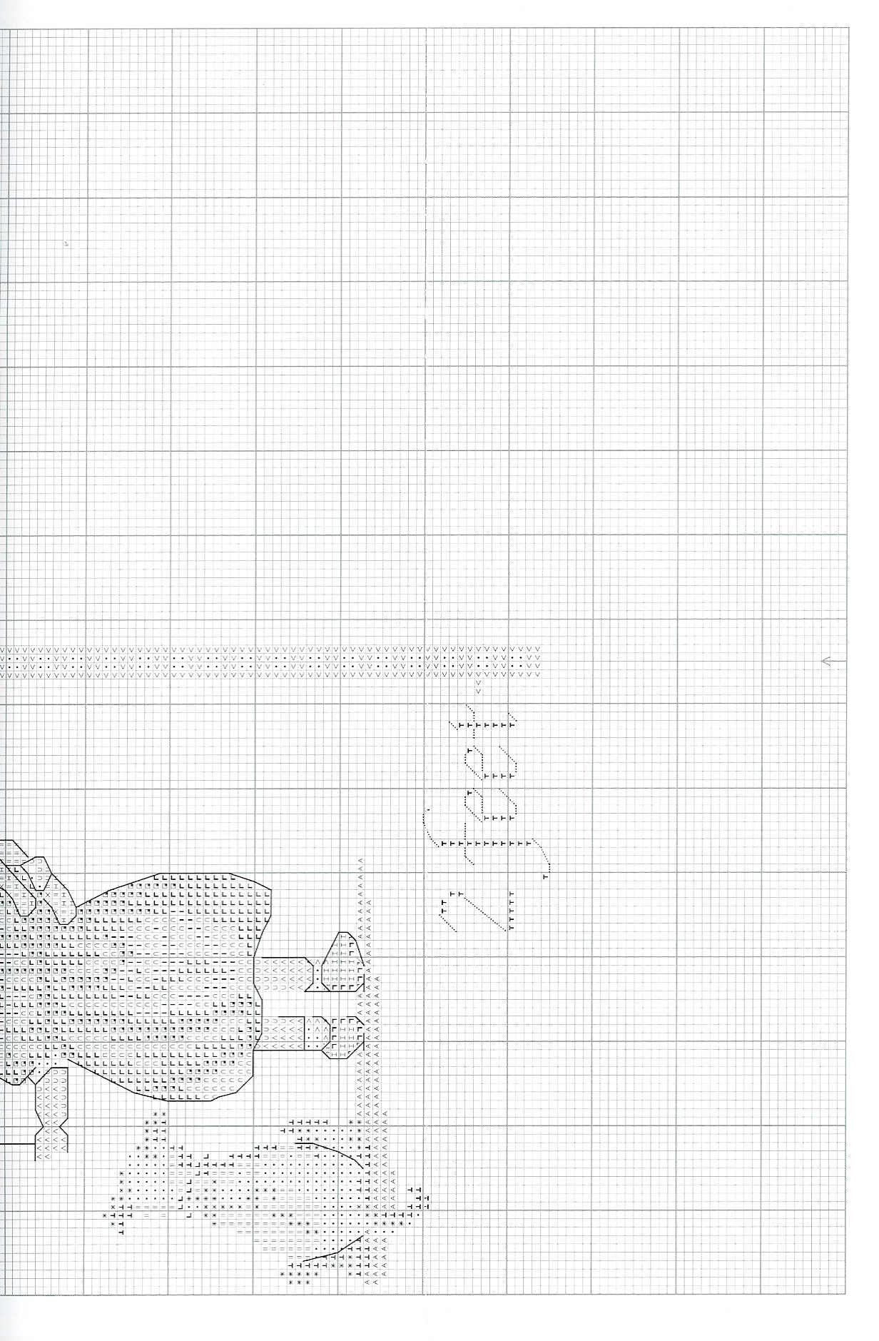 Schema punto croce Metro Bimbi 1h