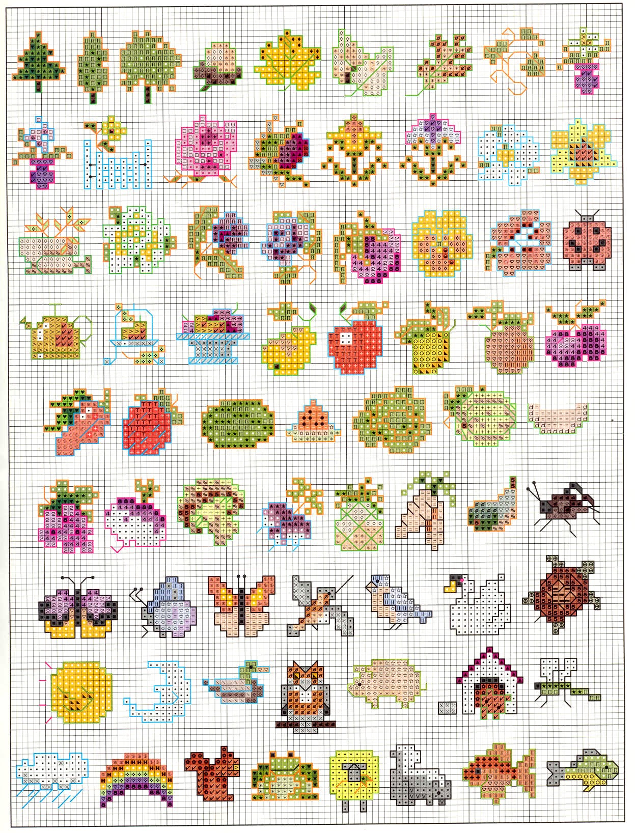 Schema punto croce Mini Motivi 3