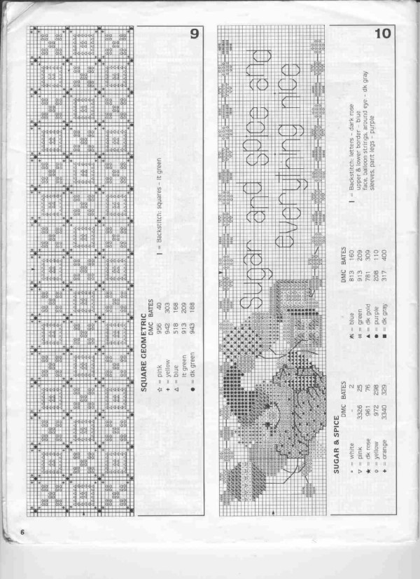 Schema punto croce Motivi 14