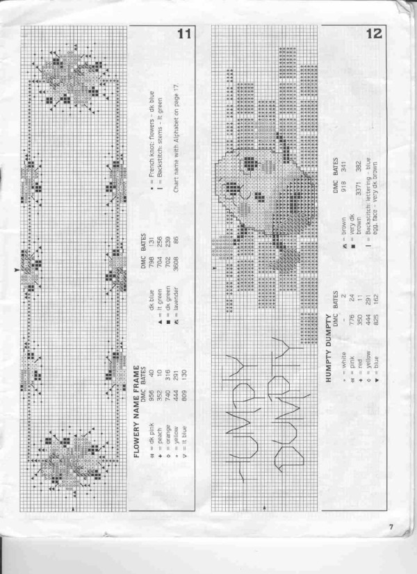 Schema punto croce Motivi 15