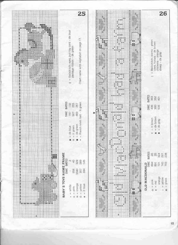Schema punto croce Motivi 7