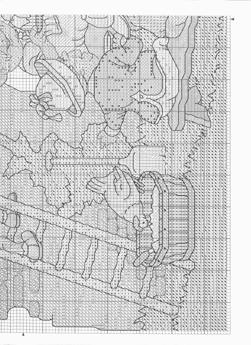 Schema punto croce Nani Cittadini 4