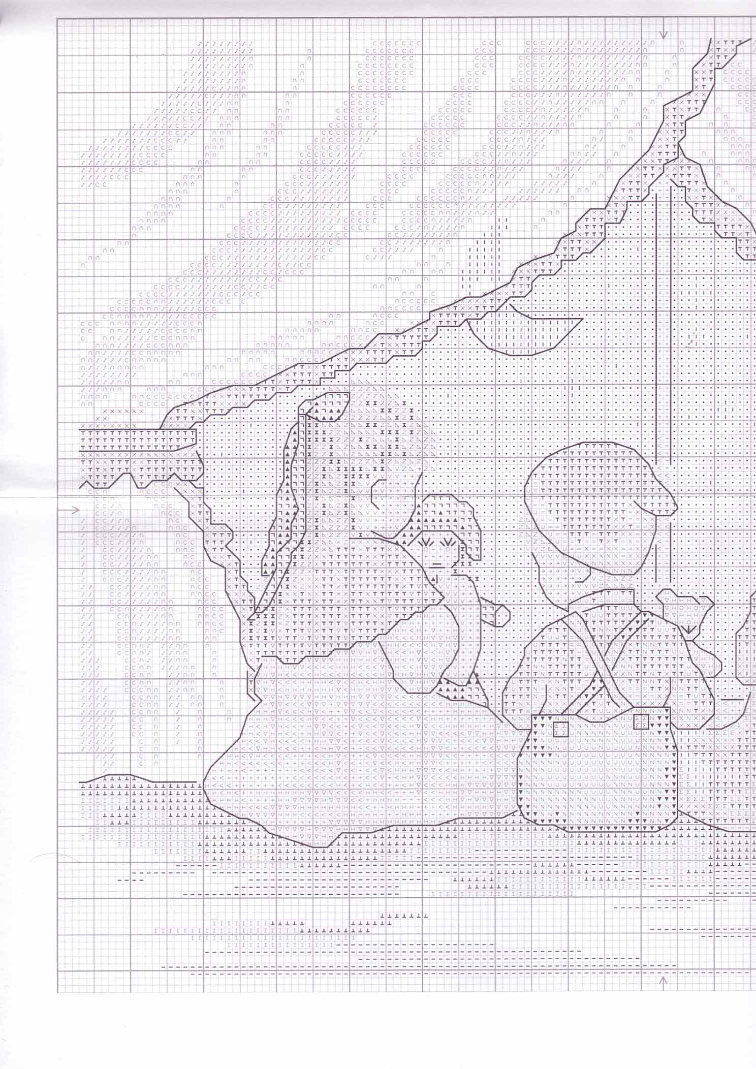 Schema punto croce Ora Di Dormire 2