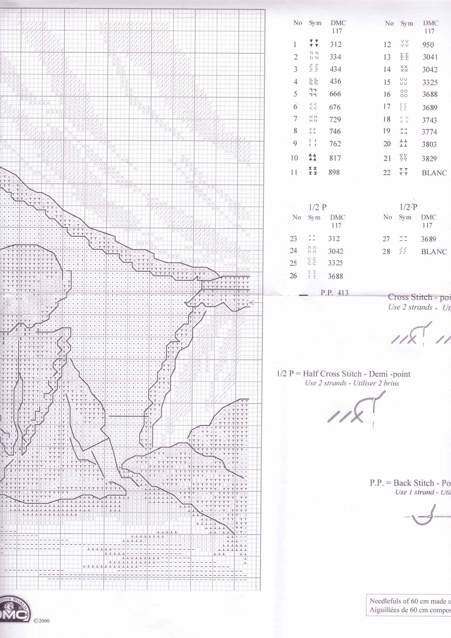 Schema punto croce Ora Di Dormire 4
