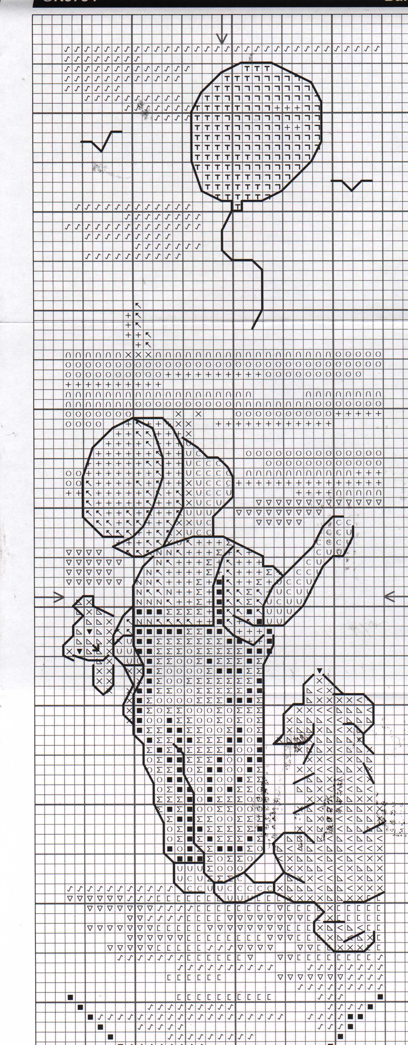 Schema punto croce Palloncino 2